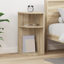 vidaXL Végasztal Sonoma tölgy 29,6 x 29,6 x 60 cm Faanyag