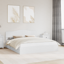 vidaXL Tárolós Ágy fejtámlával fiókkal Fehér 180 x 200 cm Faanyag