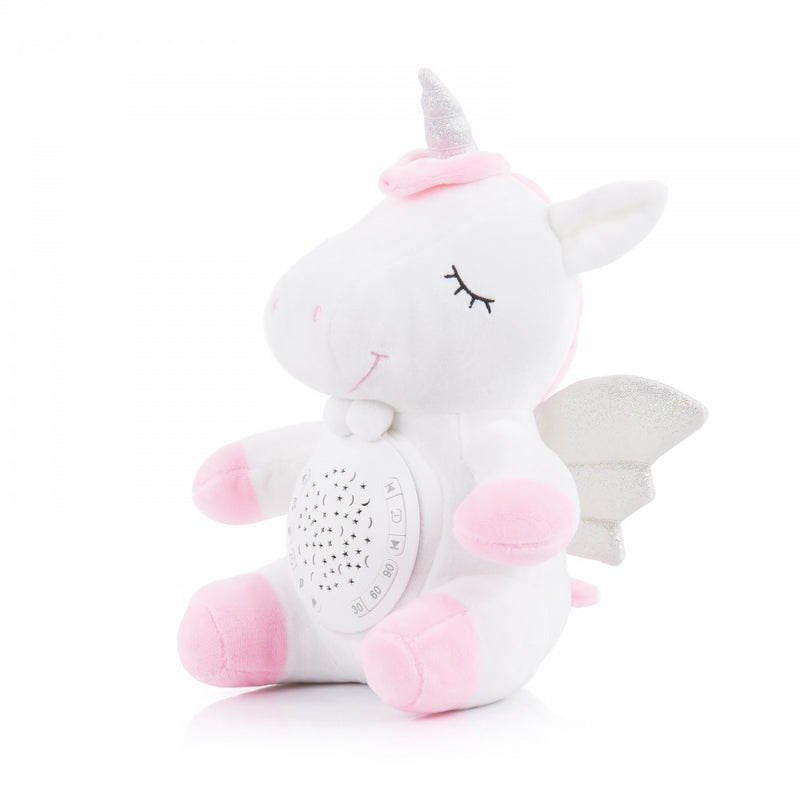 Chipolino projektoros zenélő plüss játék - Unicorn