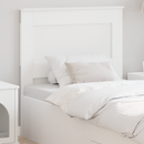vidaXL Fejtámla fejtámlával Fehér 80 cm Faanyag