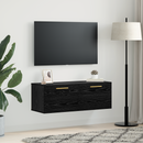 vidaXL Fali Szekrény Musta tammi 100 x 36.5 x 35 cm Faanyag