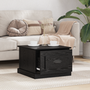 vidaXL Dohányzóasztal Fekete tölgy 50 x 50 x 35 cm Szerelt Fa