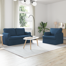 vidaXL Kanapé Szett 2 pcs Kék 144 x 80 x 85 cm szövet