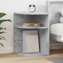 vidaXL Végasztal Beton Szürke 39,7 x 39,7 x 60 cm Faanyag