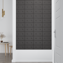 vidaXL Fali Fejtámla 12 pcs Szürke 30 x 15 cm Műbőr