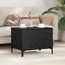 vidaXL Dohányzóasztal Fekete tölgy 60 x 44,5 x 45 cm Faanyag