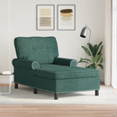 vidaXL PÁRÁS FOTEL párnával Sötétzöld 91 x 157 x 91 cm szövet