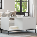 vidaXL Dohányzóasztal fiókkal Fehér 90 x 49 x 46 cm Faanyag