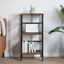 vidaXL Könyvespolc Füstölt tölgy 40 x 29,5 x 81 cm Faanyag