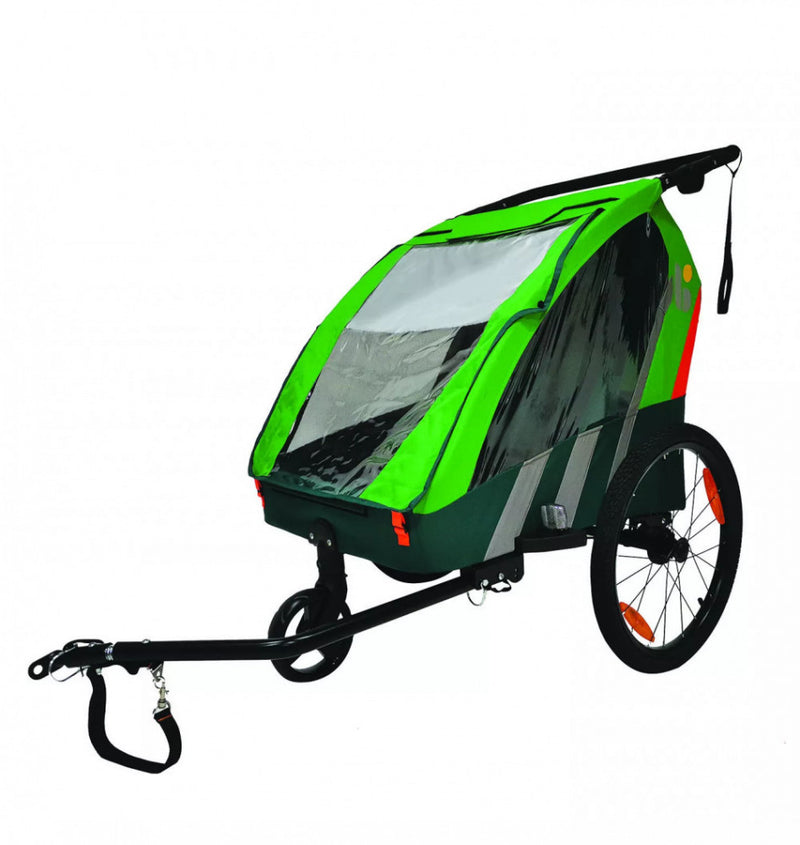 Bellelli Trailblazer biciklis utánfutó 32kg-ig - Green