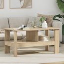 vidaXL Dohányzóasztal Sonoma tölgy 90 x 50 x 45 cm Faanyag