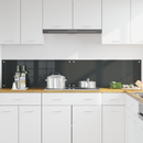 vidaXL Konyhai hátfal 2 pcs Sötétszürke 100 x 40 cm edzett üveg