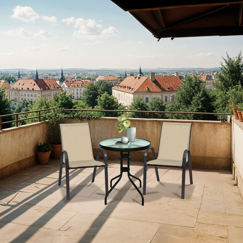 Lizi balcony kerti bútor garnitúra szett bézs