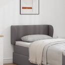 vidaXL Fejtámla Fül Homályos Szürke 40 x 23 x 6 cm PVC
