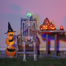 vidaXL Halloween Csontváz Fehér 155 x 38.5 cm Műanyag