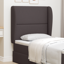 vidaXL Fejtámla Fül Barna 80 x 23 x 6 cm szövet