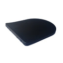 Viva FEKETE BRILLA SLIM L WC ülőke - duroplast - lecsapódásgátlós - levehető klikk - 42 x 36,5 cm