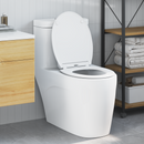 vidaXL WC ülőke Fehér 45,5 x 37,5 x 3,8 cm Duroplast