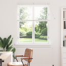 vidaXL Zsalugáter Redőnyök Fehér 130 x 100 cm Alumínium