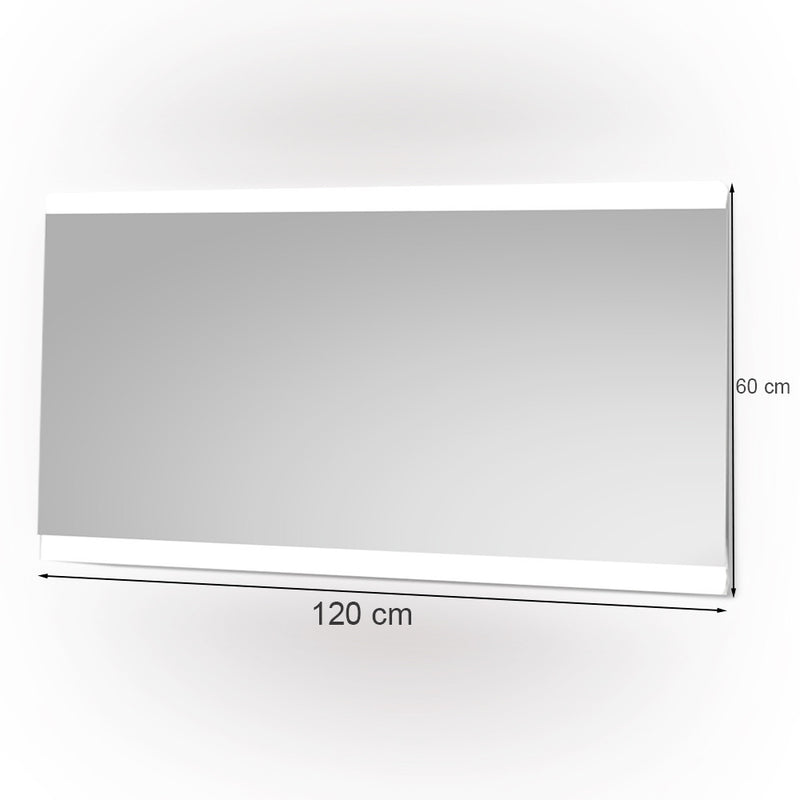 Liv 120 tükör led világítással 120x60 cm