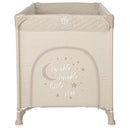 Lorelli Noemi 1 fix utazóágy - Fog Beige Star