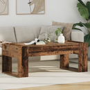 vidaXL Dohányzóasztal Öreg fa 110 x 50 x 41 cm Faanyag