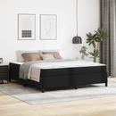 vidaXL Ágykeret matracmal Fekete 180 x 200 cm szövet