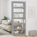 vidaXL Könyvespolc polcokkal Szürke Sonoma 80 x 30 x 198 cm Faanyag