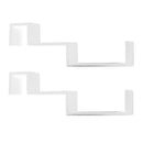 Polc készlet 2 polcos, fehér, FRI NEW