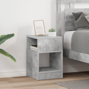 vidaXL Végasztal 2 pcs Beton Szürke 30,5 x 30 x 45 cm Faanyag