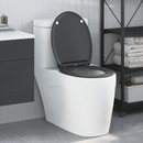 vidaXL WC ülőke Antracit 45,5 x 37,5 x 3,8 cm Duroplast