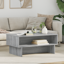 vidaXL Dohányzóasztal Szürke Sonoma 80 x 46 x 35 cm Faanyag
