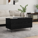 vidaXL Dohányzóasztal Musta tammi 90 x 44.5 x 45 cm Faanyag
