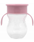 Baby Care 360 itatópohár fogantyúval - pink