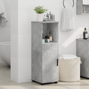 vidaXL Fürdőszoba Székény Beton Szürke 30 x 35 x 95 cm Faanyag & Fém