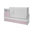 Lorelli Trend PLUS kombi ágy 70x165 - White Orchid Pink