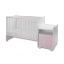 Lorelli Trend PLUS kombi ágy 70x165 - White Orchid Pink