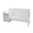 Lorelli Trend PLUS kombi ágy 70x165 - White Milky Green