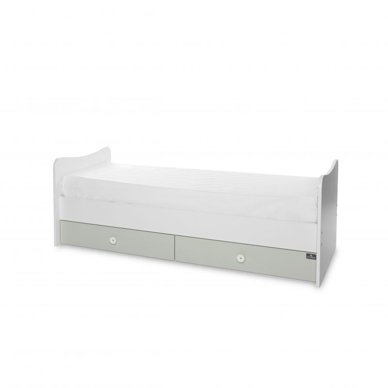 Lorelli Trend PLUS kombi ágy 70x165 - White Milky Green