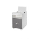 Lorelli Trend PLUS kombi ágy 70x165 - White Stone Grey