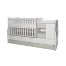 Lorelli MiniMax kombi ágy 72x190 - White / Milky Green
