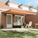 vidaXL Napernyő keret Sokszínű 450 × 300 cm Poliészter PU bevonattal