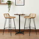 vidaXL Bárszék 44 x 46 x 91 cm Rudas Vas Dia, 10mm