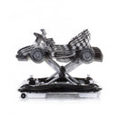 Chipolino Racer 4 az 1-ben bébikomp - black/white