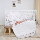 Lorelli 5 részes ágynemű garnitúra - Train Grey