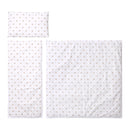 Lorelli 3 részes nyári ágynemű garnitúra babakocsiba - White Crowns