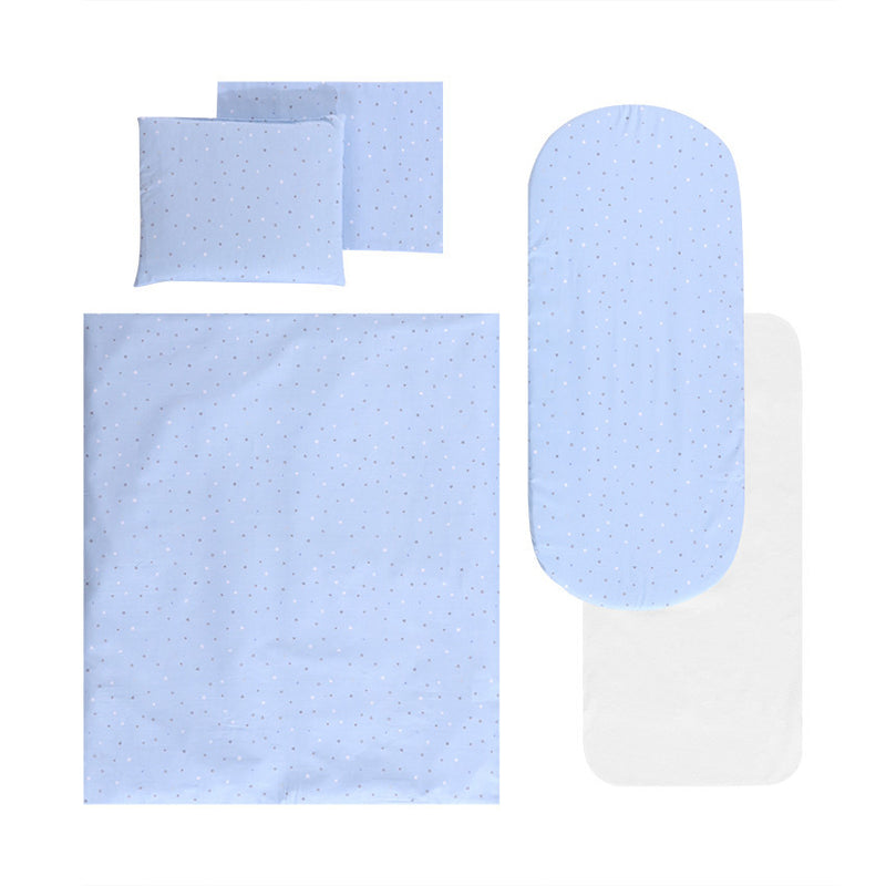 Lorelli 5 részes téli ágynemű garnitúra babakocsiba - Blue Sky