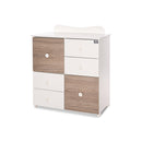 Lorelli Cupboard pelenkázó komód - White & Coffee
