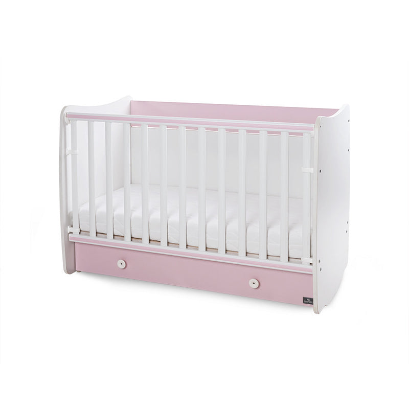 Lorelli Dream kiságy 60x120 - White Orchid Pink
