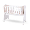 Lorelli First Dreams ringatható bölcső 105x55 - White / Light Oak New